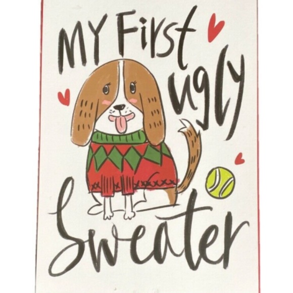 unbranded Other - My First Ugly Christmas Sweater Wood Box Sign